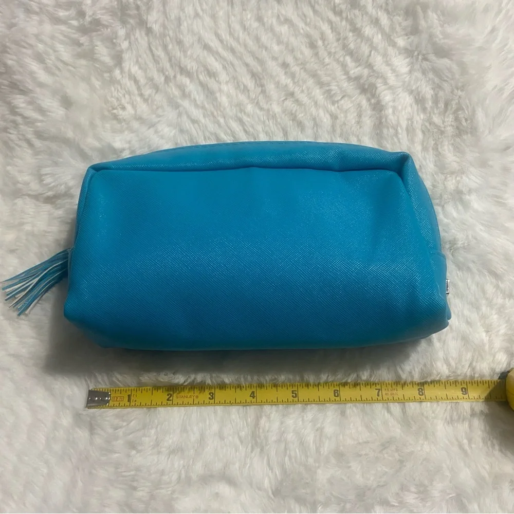 Tula Sky Blue Cosmetic Case with Tassel
